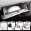 Foldable Car Interior Windshield Sunshade, UV and Heat Protection, Silver Model, Size S 3