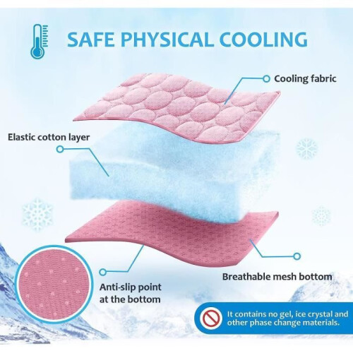 Cooling Mat - 70x55cm - Non-Toxic Gel - Scratch Resistant - For Cats 2