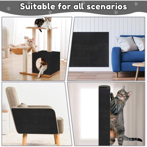 Anti-Scratch Cat Sofa Protector 40200 cm, Cat Scratching Post for Sofa, Cat Scratching Mat 1