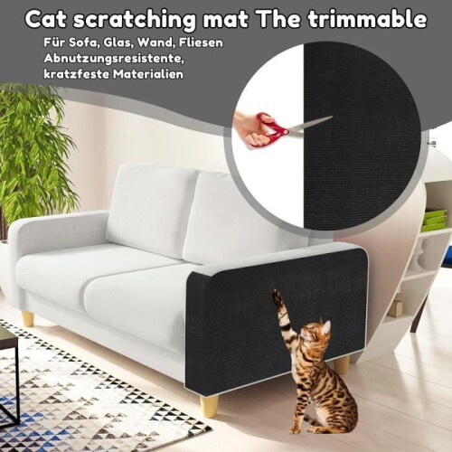 Anti-Scratch Cat Sofa Protector 40200 cm, Cat Scratching Post for Sofa, Cat Scratching Mat 2