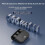 Wireless Microphone - Lavalier Microphone - 30m Range - Noise Cancellation - 600mAh Rechargeable Battery 3