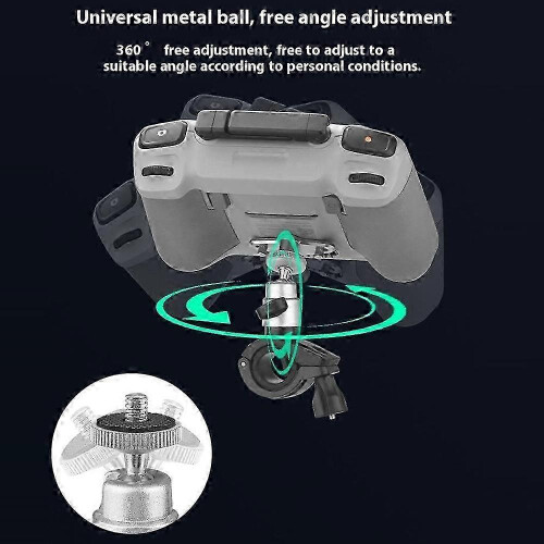 Handlebar holder for DJI RC2 remote with fixing bracket 1