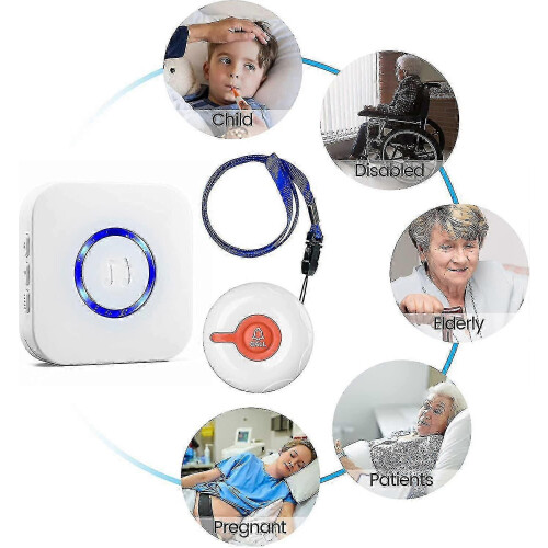 Emergency call button for elderly, wireless pager for senior care 1
