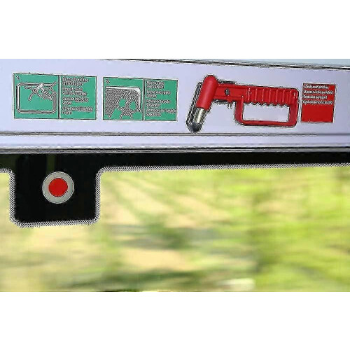 Schwerlast-Nothammer für Busausstiege mit Scheibenbrecher 2