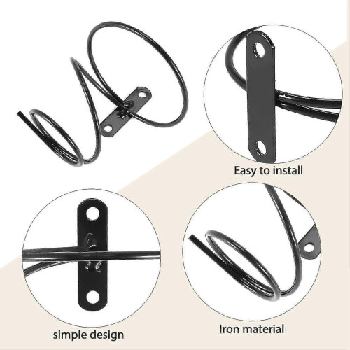 Metal wine bottle holders with screws for kitchen storage 1