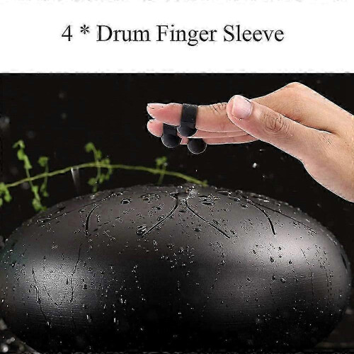 Zubehör für Stahltrommeln – 8 Fingerpicks mit 4 Drumsticks 1