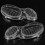 Headlight cover for E320 E350 - durable lenses set 2006-2008 2