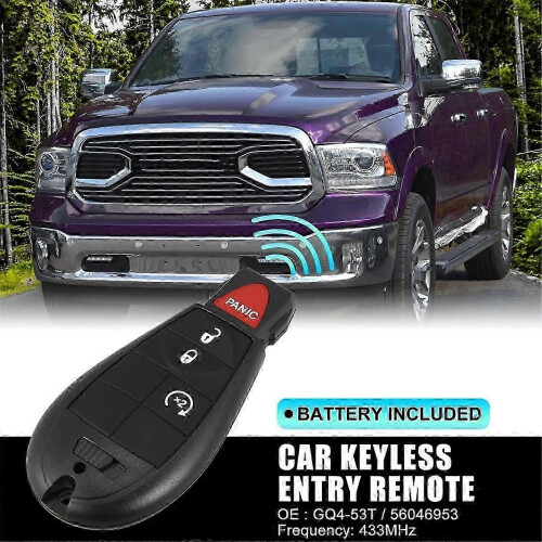 Télécommande à 4 boutons pour Dodge Ram 2500 3500 2013-2018 GQ4-53T 1