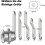 Mailbox lock with 4 keys for secure mail storage 3