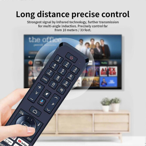 Télécommande sans commande vocale pour téléviseur Toshiba CT-8563 1