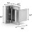 Extra high resistance door latch for home security 2