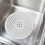 Sink drying mat for kitchen, rubber dish draining pad round protector 2