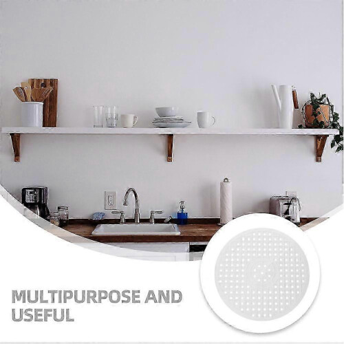 Sink drying mat for kitchen, rubber dish draining pad round protector 2