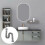Kitchen sink waste and overflow pipe 2PCS set 4