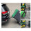 Combination hook for trash bins with durable tractor pin 3
