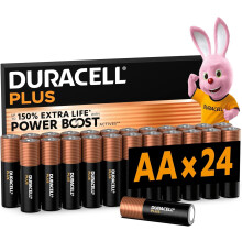 Duracell Plus Batteries- AA - Pack of 24 | Pack of 24