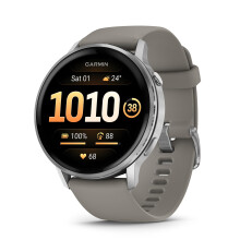 Garmin Venu 4, 45mm GPS smartwatch, AMOLED touchscreen, 24/7 advanced health & fitness, 80+ sports apps, flashlight, ECG app, sleep tracking, fitness