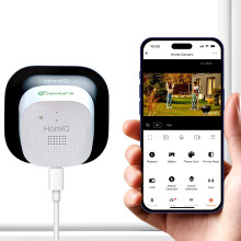 HomiQ Window Security Camera 2K, Indoor WiFi Cameras 2.4GHz/5GHz, Colorvue AI Color Night Vision, Person Detection with Auto-Focus, 24/7 Recording