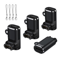 USB-C Charger Cable Adapter for Garmin Smartwatch 4Pack,Type C to Garmin Charging Data Cord for Vivoactive 6 5,Fenix 8 7 6,Venu 4 3 SQ X1,Forerunner