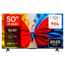 TCL 50S5K-UK – 50” Full HD Smart QLED Direct LED TV with Android TV & HDR - Compatible with Google Cast & Google Home, Slim Design