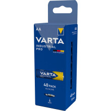 VARTA Industrial Pro AA Mignon Alkaline Batteries LR6 - 40-pack, Made in Germany, [Amazon Exclusive]