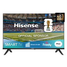 Hisense 32" 32A4QTUK FHD LED TV with Freely - Direct Lit LED, Dolby Audio, Natural Colour Enhancer, Games Mode, Sports Mode with Freely, Disney +, Yo