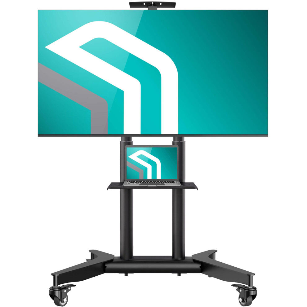 Onkron Mobile Tv Stand On Wheels For 32Â-75Â Screen, Floor Television Stand With Shelf Max Load 60 Kg, Universal Tv Stands Vesa 200X200-600X400, H 5003278252527