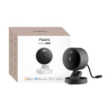 Aqara G100, 2K Indoor/Outdoor Security Camera, HomeKit Secure Video, 2-Way Audio, Spotlight Color/IR Night Vision, AI Detection, 140 FOV, Wi-Fi 6, S