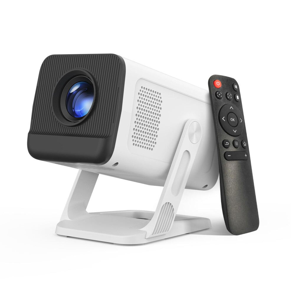 Mini Projector With Wifi 6 And Bluetooth 5.4, Smart Portable Projector Supports 4K 1080P, Projector For Bedroom With Auto Keystone, Movie Projector W 5007112527352