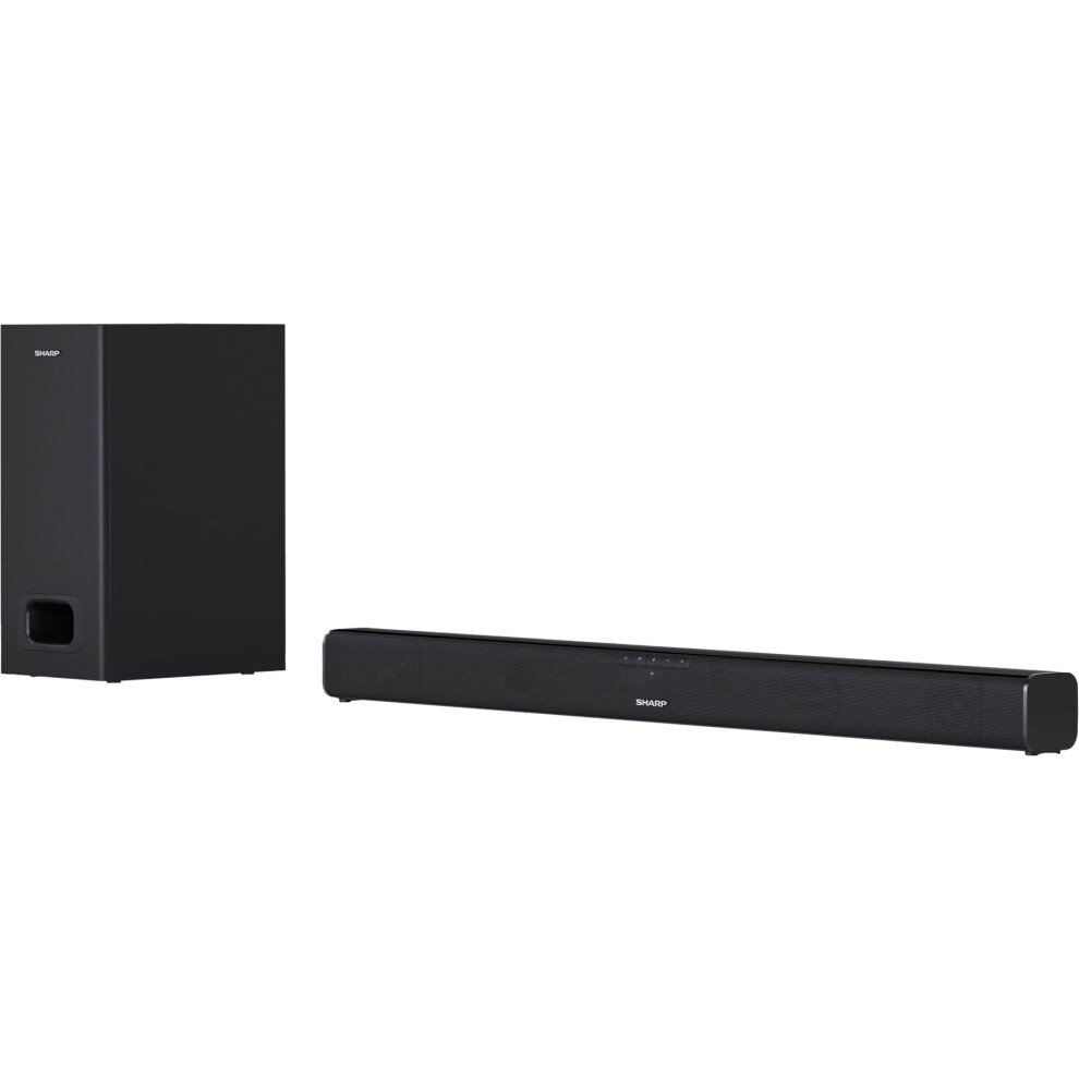 Sharp Soundbar For Tv Ht-Sbw110 180W 2.1 With Subwoofer - Black