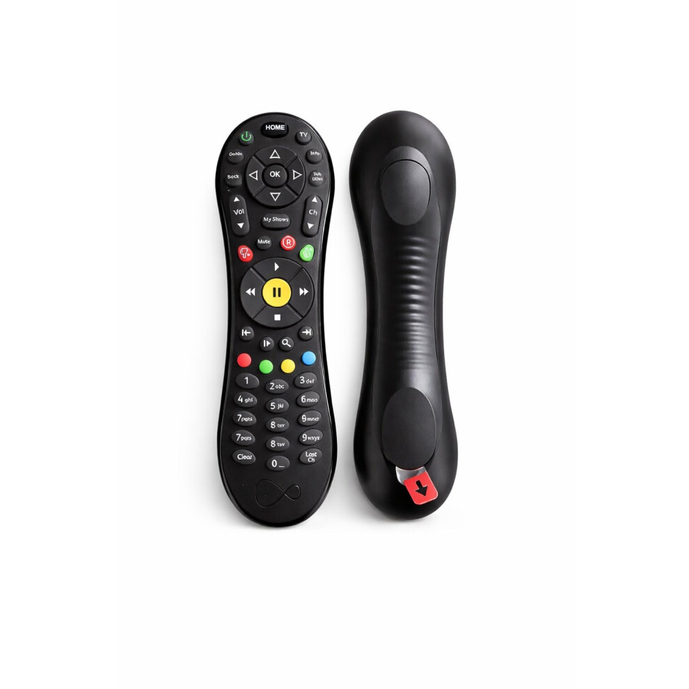Techelects - New Official Virgin V6 Remote Control - Compatible Replacement For Virgin V6 And Tivo Boxes - New Version 2026 - Batteries Inc. 5001115665745