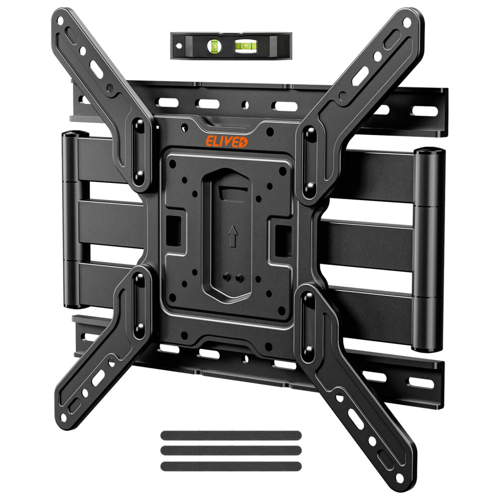 Elived Ultra Slim Tv Wall Mount For Most 26-60 Inch Tvs, Low Profile Tv Mount, Full Moiton Wall Mount Bracket Swivel And Tilt, Max Vesa 400X400mm, Ho 5004576707405