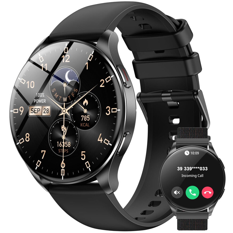 Photos - Cable (video, audio, USB) IOWODO Smart Watch for Men Women,Answer/Make Call, 1.43" AMOLED Always-on Display Smartwatch,IP68 Waterproof Fitness Watch with 100 