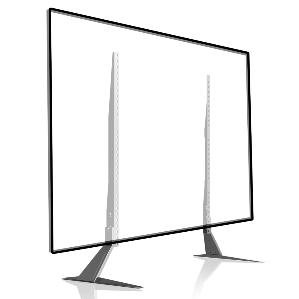 Universal Tv Stands, Desk Tv Legs Pedestal For 27-85 Inch Led Lcd Tvs, Tabletop Screen Monitor Riser Base Replacement, Height Adjustable, Vesa Up To 5000825035688
