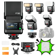 Godox iT32 X5L TTL Camera Flash with X5-L Wireless Trigger for Leica SL3 SL2 M10 Q2 TYP 601 7323, Magnetic Detachable Speedlight, Instant On/Off-Came