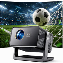 WOLFANG 4K Projector, Smart Projector with Auto Focus & Auto Keystone, 28000 Lumens, Bluetooth, Home Cinema for Bedroom & Ceiling Projection
