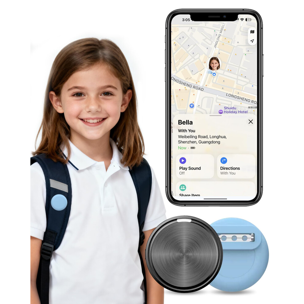 Gps Tracker Tag For Kids (Ios Only), Tracking Device For Child, Elderly, Compatible With Apple Find My App, No Monthly Fee 5004926162120