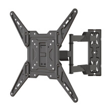 XINLEI TV Wall Bracket Tilt Swivel Wall Mount for Most 26-55 Inch Flat Curved Screens, Extendable Wall Bracket for TVs up to 31.8kg, Max VESA 400x400