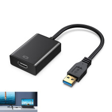 USB 3.0 to HDMI Adapter, 1080P USB to HDMI Converter Full HD for Windows 10/8.1/8/7, Support for Laptop, Projector, Monitor, HDTV, Adapter for Video