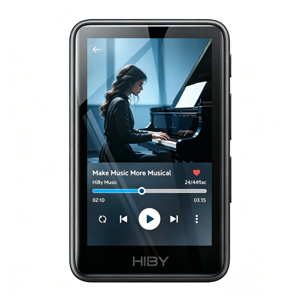 Hiby Music R1 Bluetooth Mp3 Player With Touchscreen, Hi-Res Audio & Wireless Dual Certified, Supports Tidal & Qobuz Streaming, Ldac, Expandable Stora 5007367564348
