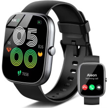 Smart Watch for Men Women Answer/Make Calls, 1.91"HD Touch Screen Fitness Watch with Heart Rate/Sleep Monitor/Step Counter, 110+ Sports Activity Trac