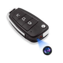IKLOOCQ Mini Spy Camera Hidden Camera Car Key, HD 1080P Secret Camera for Home No WiFi Needed, Spy Nanny Cam for Outdoor Security with Motion Detecti