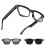 HOUAN AI Smart Glasses with Camera Video Recording Bluetooth Sunglasses 1