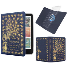 Litvana Magnetic Detachable Book Cover Case for 7" Kindle Paperwhite 12th Gen 2024 and Kindle Colorsoft Signature Edition, Slim PU Leather Case with