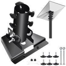 Starlink gen 3 Tubular Adapter, Suitable for 28-54mm Tubular Pole Starlink V3 Pole Bracket, Metal Structure 180 Adjustable and rotatable, Suitable