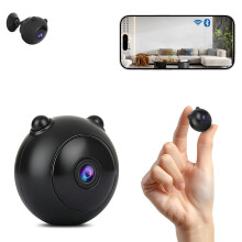 nilic Mini Spy Camera Wireless 1080P HD – Small Hidden Camera with Audio & Night Vision, Motion Detection Nanny Cam for Indoor Home Security, Pet Mo