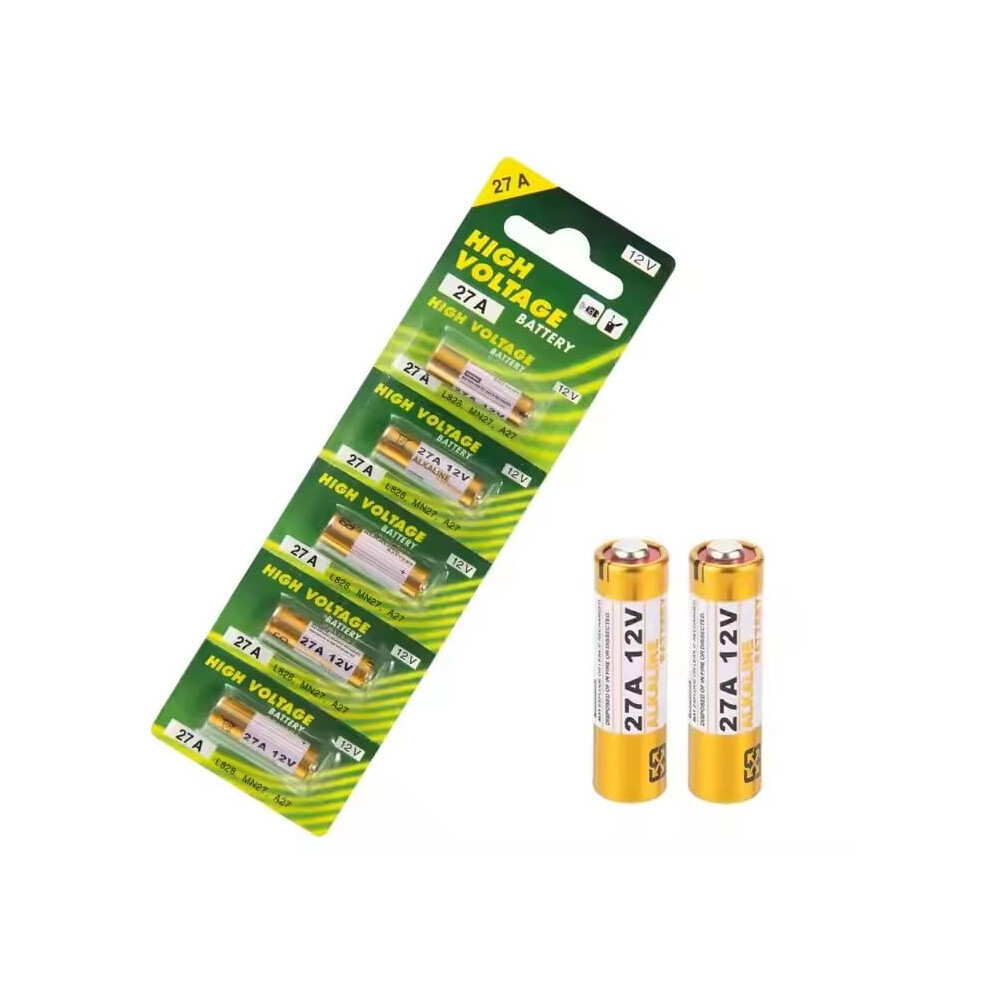 Sivitec 27A Alkaline Batteries 12V L828 A27 Mn27 Pack Of 5 5000299595565