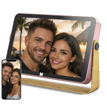 KODAK WiFi Digital Photo Frame 10 inch with Rechargeable Battery, Digital Picture Frame with 32 GB Storage, HD IPS Touch Screen Smart Cloud Frame, Sh