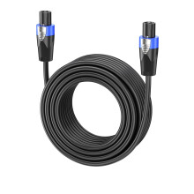 GCTBL 5M Speakon Cable Audio Amplifier Speakon to Speakon Speaker Cable Male To Male DJ/PA Loudspeaker Cable with Twist Lock
