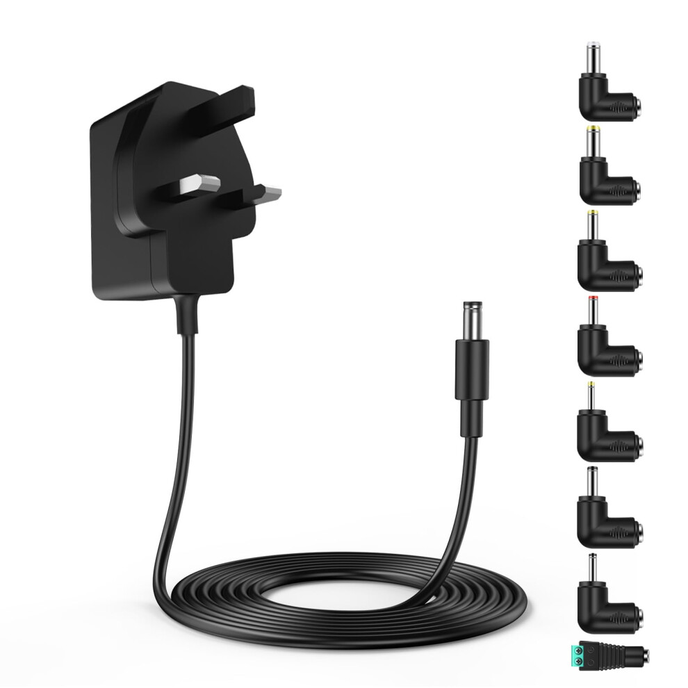 Photos - Cable (video, audio, USB) 12V Power Adapter Compatible with Fenchilin Hollywood DC117-15 DC11715 / Fenair/Leishe/Hasipu Vanity Makeup Mirror Light Pow